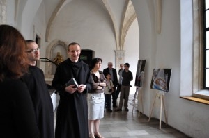 krużganki opactwa w Tyńcu